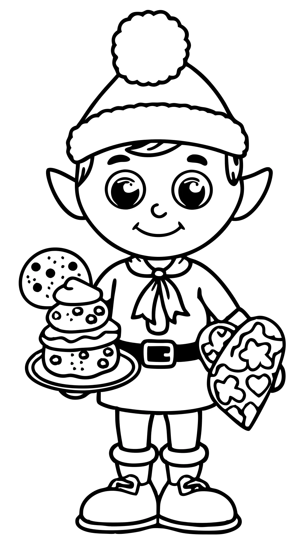 elf on the shelf coloring pages